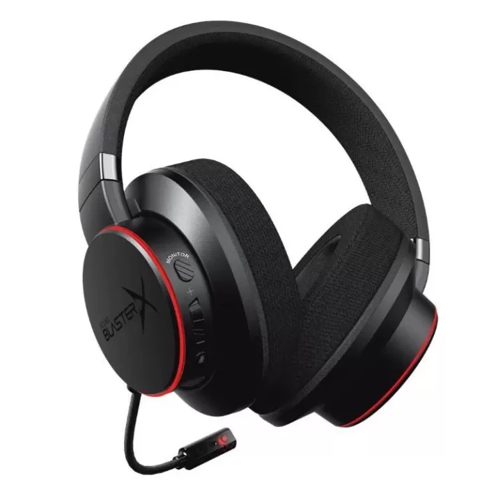 אוזניות גיימינג חוטיות 7.1 USB Creative Sound BlasterX H6