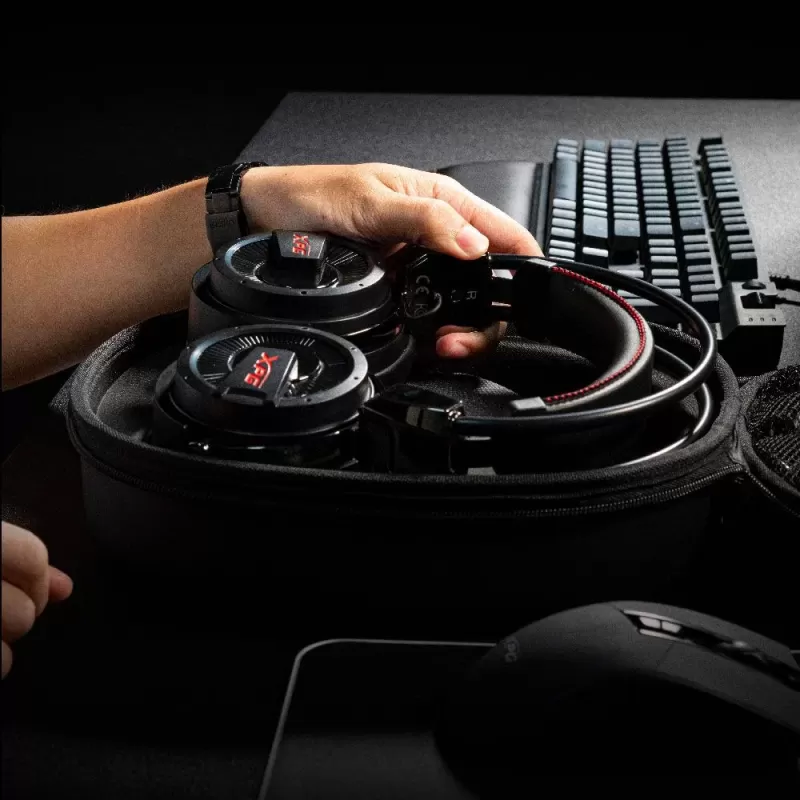אוזניות גיימינג Virtual 7.1 surround sound Adata PRECOG צבע שחור