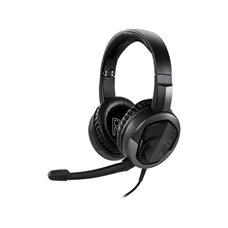 אוזניות גיימינג חוטיות MSI IMMERSE GH30 V2 צבע שחור