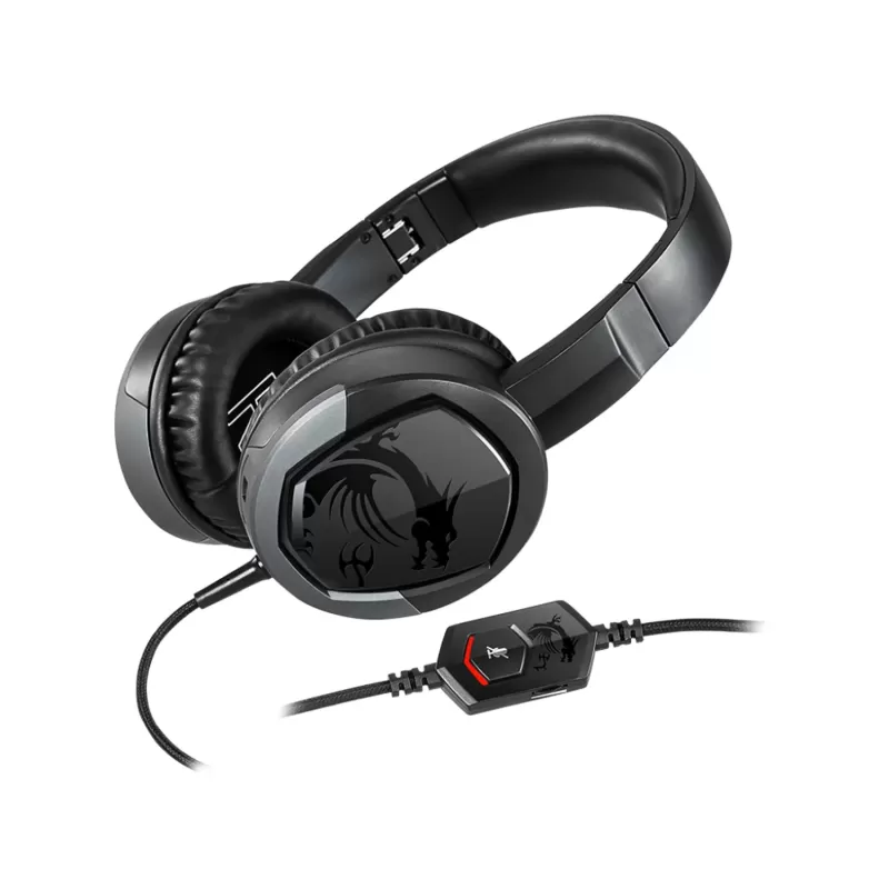 אוזניות גיימינג חוטיות MSI IMMERSE GH30 V2 צבע שחור