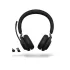 אוזניות קשת אלחוטיות עם מיקרופון מובנה Jabra Evolve2 65 UC USB-A Bluetooth Stereo Headset צבע שחור