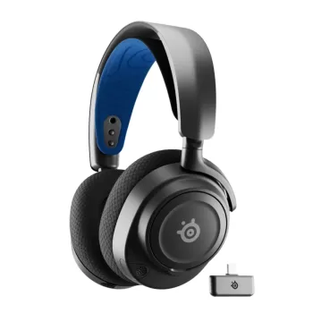 Беспроводные игровые накладные наушники с встроенным микрофоном SteelSeries Arctis Nova 7P black