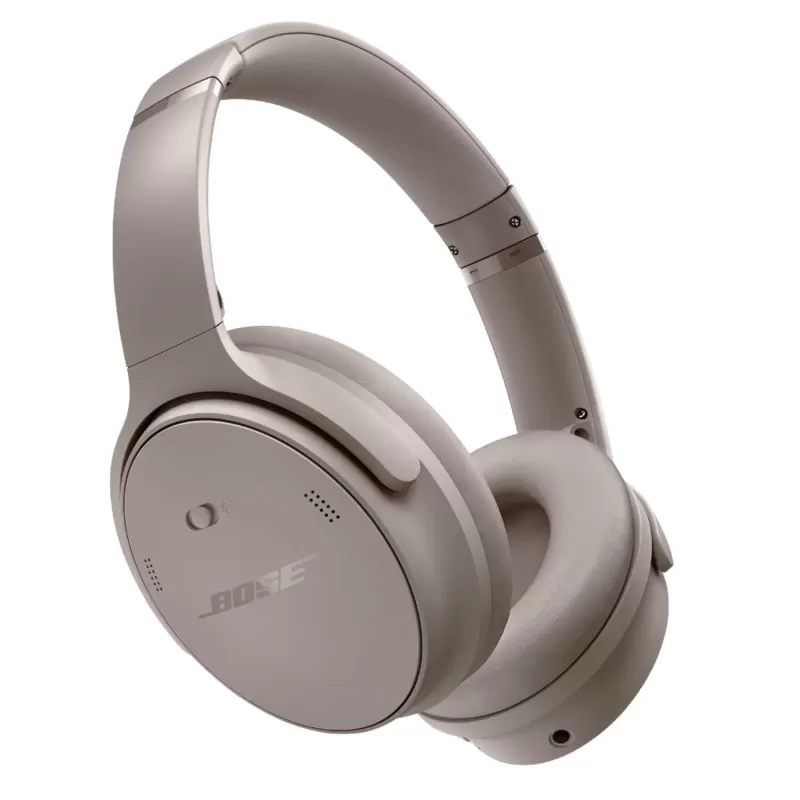 Headband headphones wireless headphones with active noise cancellation BOSE QuietComfort Brown
