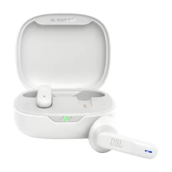 אוזניות סטריאו Bluetooth JBL Wave Flex TW לבן
