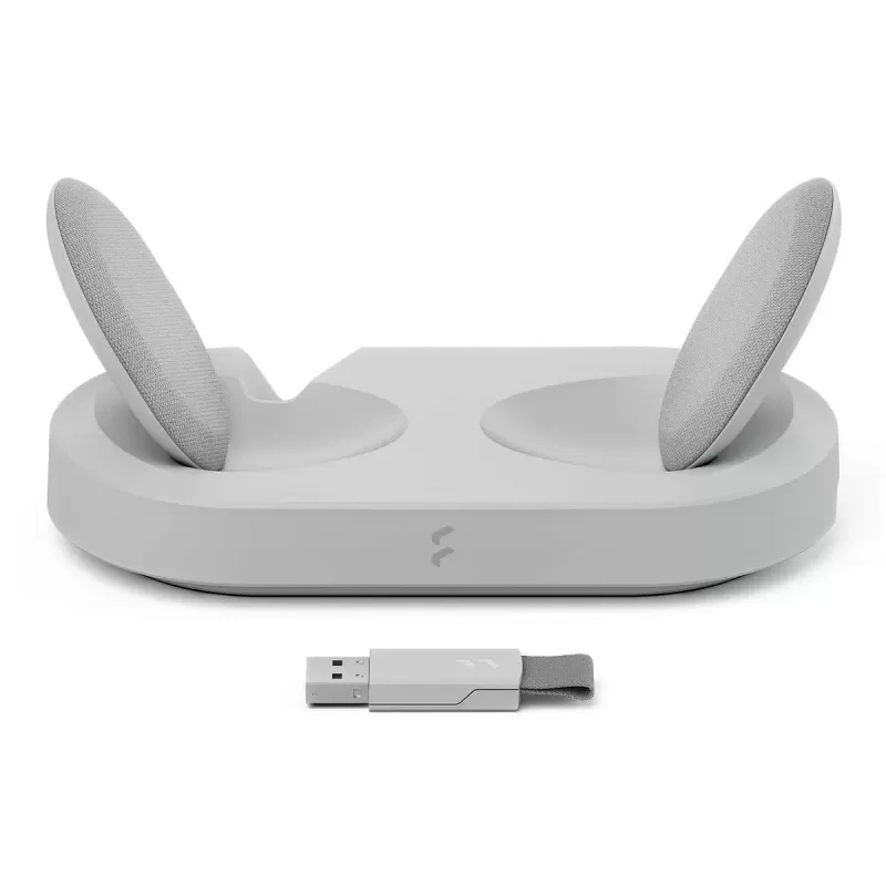Беспроводные игровые наушники с оголовьем Fractal Design Scape Light white
