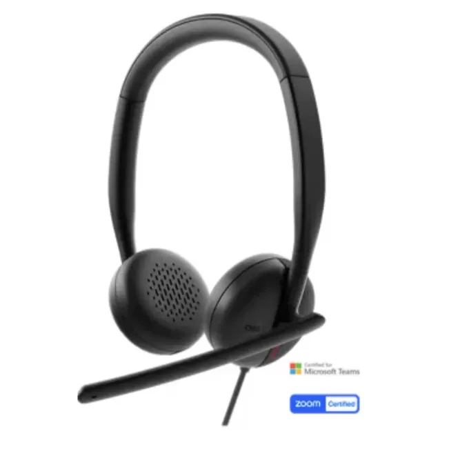 אוזניות Dell Wired Headset WH3024 אוזניות Dell Wired Headset WH3024