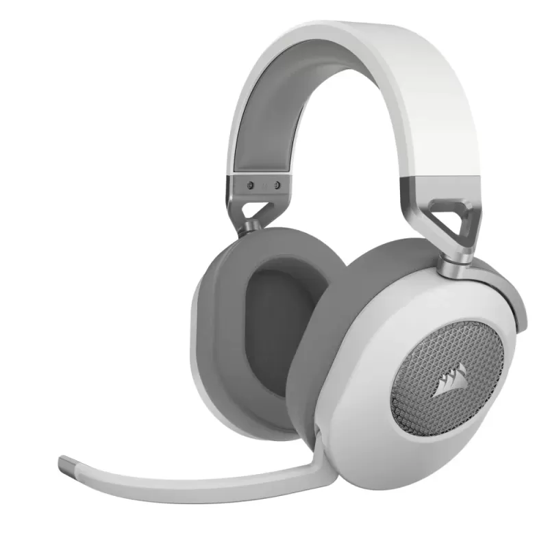 אוזניות גיימינג אלחוטיות Corsair HS65 SURROUND 7.1 - לבן