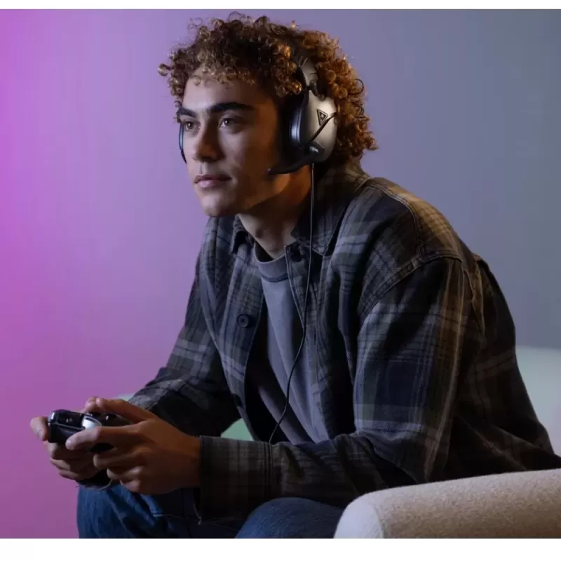 אוזניות גיימינג חוטיות Turtle Beach RECON 70 Multi-Platform 2024 - שחור