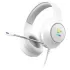 אוזניות גיימינג חוטיות Zalman ZM-HPS310 RGB 7.1 Gaming Headset לבן