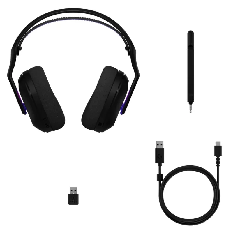 Wireless gaming headphones Logitech G522 Lightspeed black