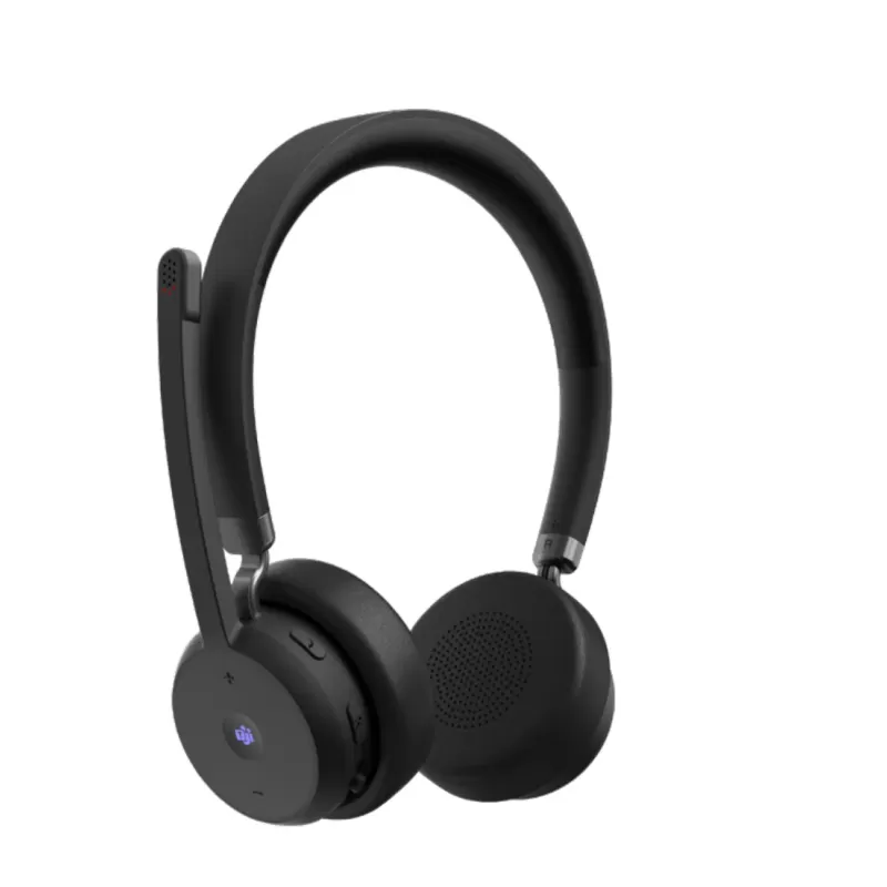 אוזניות Lenovo Wireless VoIP Headset צבע שחור