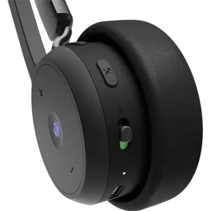 אוזניות Lenovo Wireless VoIP Headset צבע שחור