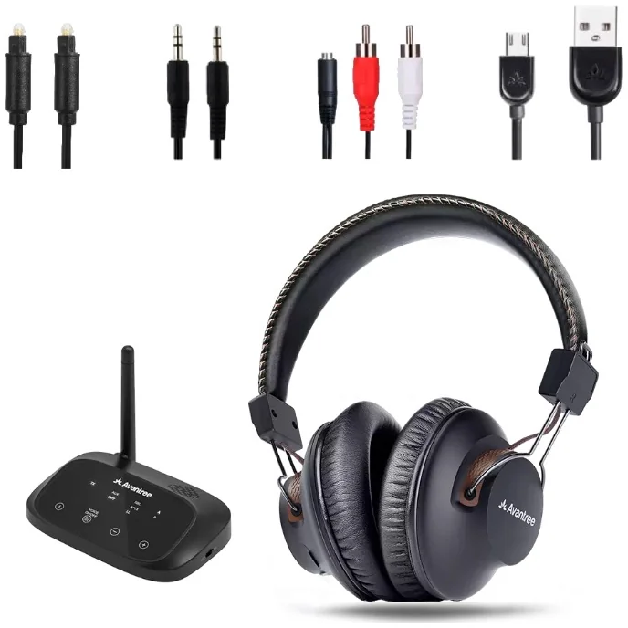 אוזניות אלחוטיות לטלוויזיה Avantree HT5009 צבע שחור אוזניות אלחוטיות לטלוויזיה Avantree HT5009 צבע שחור