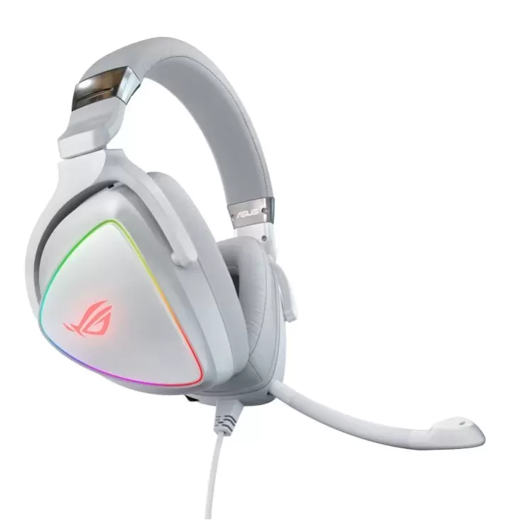 Игровые Наушники с Виртуальным Объемным Звуком 7.1 Asus ROG Delta white