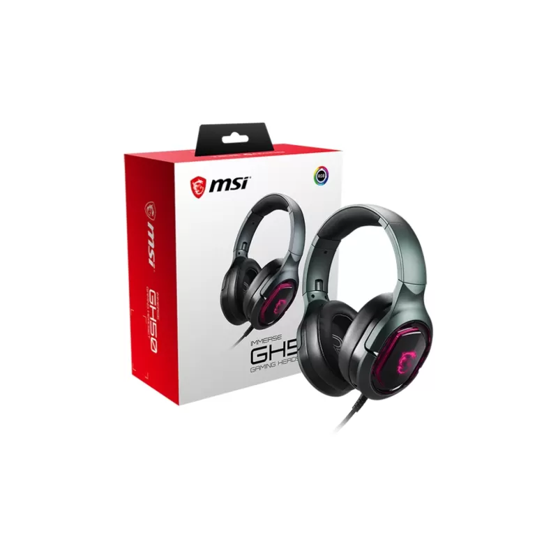 Wired Gaming Headphones MSI IMMERSE GH50 Color:black