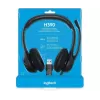 Проводные моно накладные наушники с встроенным микрофоном Logitech H390 Headset With Mic USB Цвет:чёрный