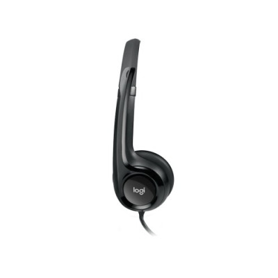 Беспроводные моно накладные наушники с встроенным микрофоном Logitech H390 Беспроводные моно накладные наушники с встроенным микрофоном Logitech H390