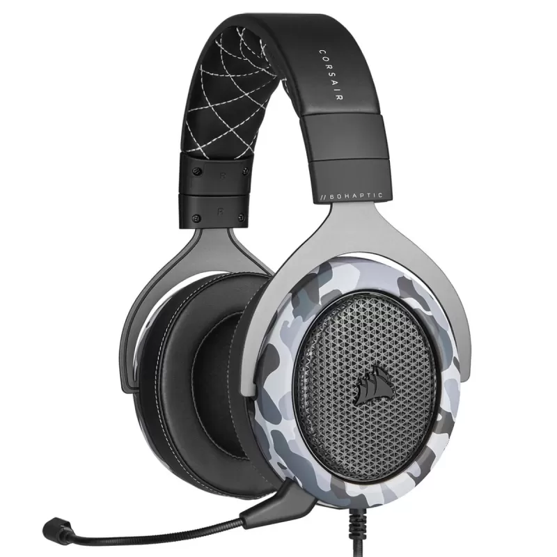 Wired Gaming Headset with Built-in Microphone Corsair HS60 HAPTIC Stereo Gaming