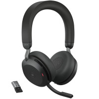 Беспроводные наушники Jabra Evolve2 75 UC USB-A Bluetooth Stereo Headset черный Беспроводные наушники Jabra Evolve2 75 UC USB-A Bluetooth Stereo Headset черный