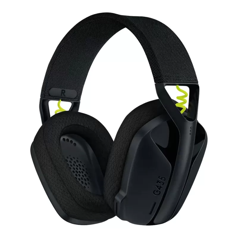 Wireless Gaming Over-Ear Headphones with Built-in Microphone Logitech G435 Lightspeed black