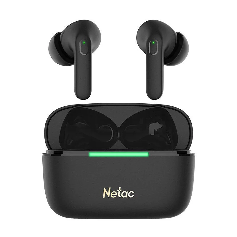 אוזניות אלחוטיות Netac LK65 Bluetooth 5.3 Up to 5.5Hrs Play שחור Stereo