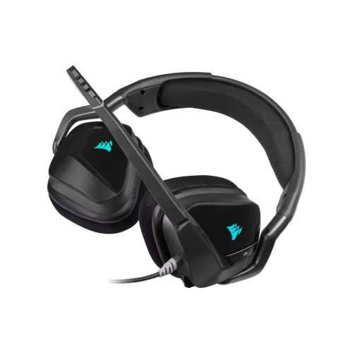 Wired gaming headband headphones Corsair VOID RGB ELITE USB Premium black