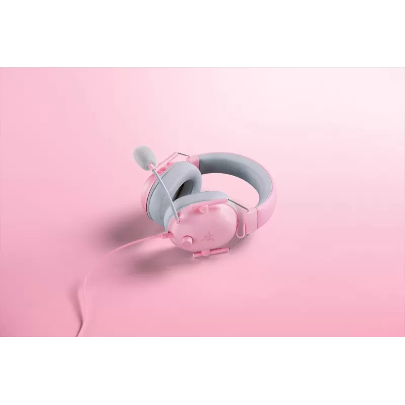 Проводные Игровые Наушники RAZER Blackshark V2x pink