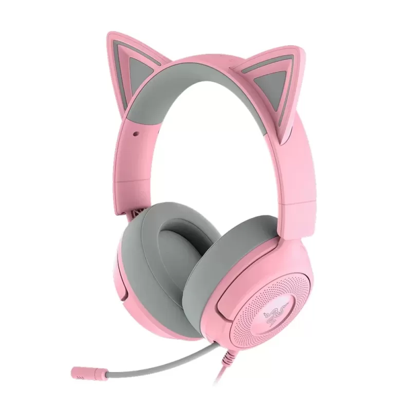 Wired Gaming Headphones RAZER Kraken Kitty V3 X pink
