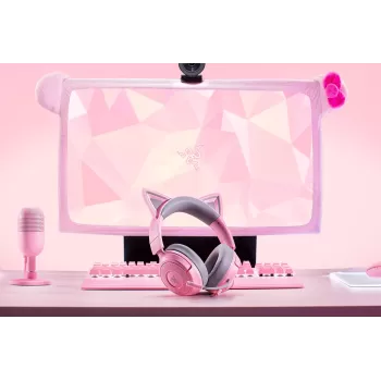 Проводные Игровые Наушники RAZER Kraken Kitty V3 X pink