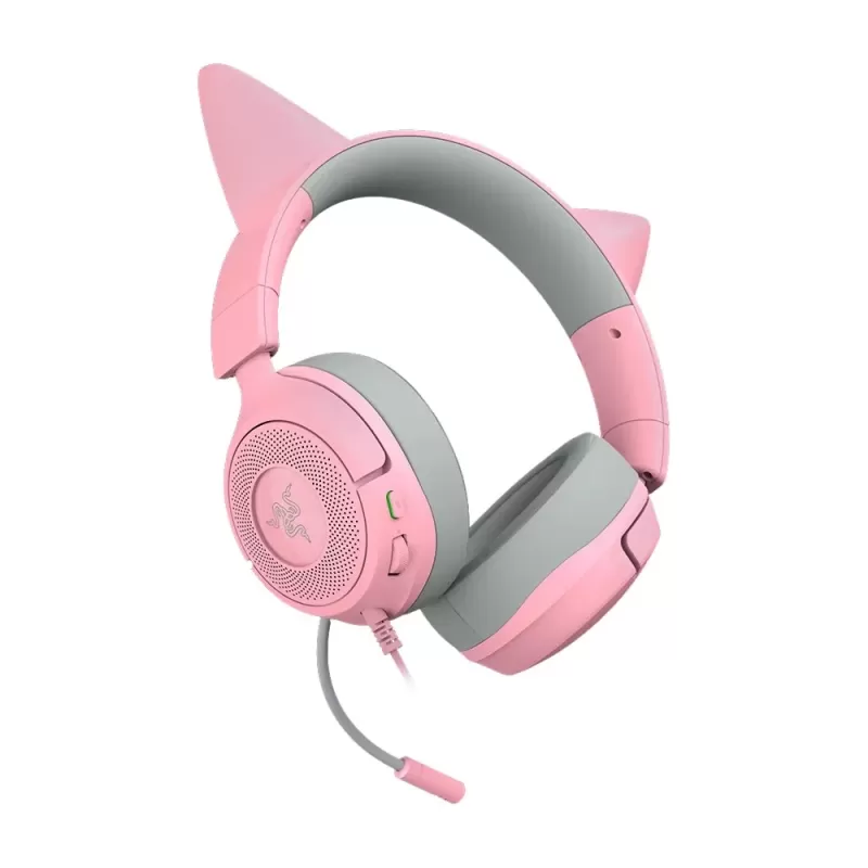 Wired Gaming Headphones RAZER Kraken Kitty V3 X pink