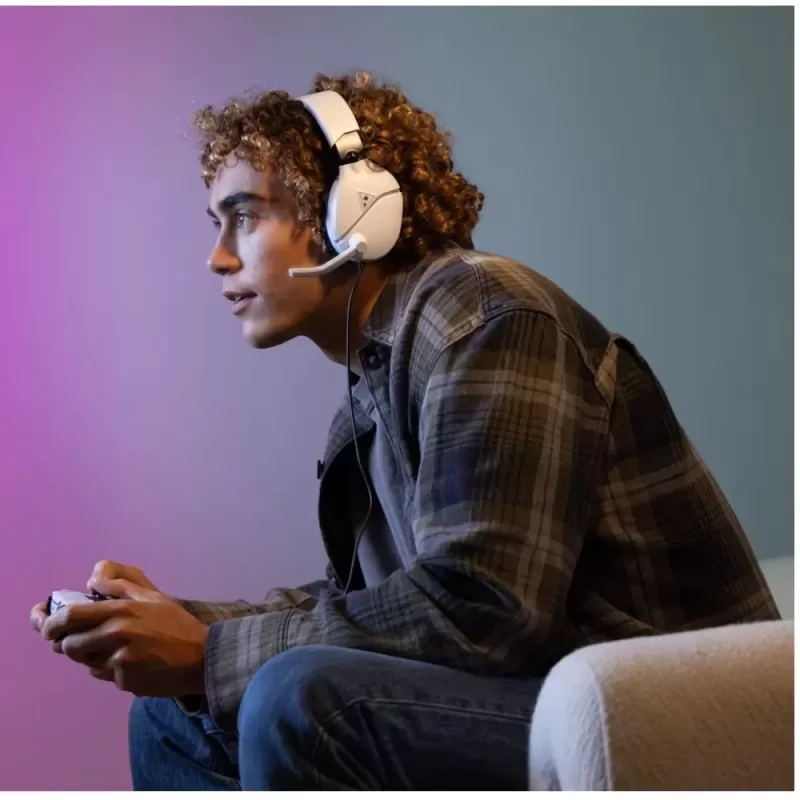 אוזניות גיימינג חוטיות Turtle Beach RECON 70 Multi-Platform 2024 - לבן