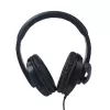 Wired Headphones Silver Line HS-009 with USB and Mic Color:black blue