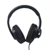 Wired Headphones Silver Line HS-009 with USB and Mic Color:black blue