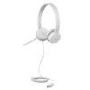 אוזניות חוטיות Lenovo 110 On-Ear Stereo USB לבן