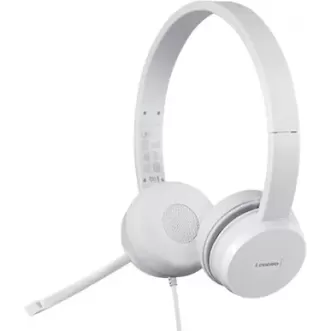 Проводные наушники Lenovo 110 On-Ear Stereo USB white