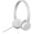 אוזניות חוטיות Lenovo 110 On-Ear Stereo USB לבן
