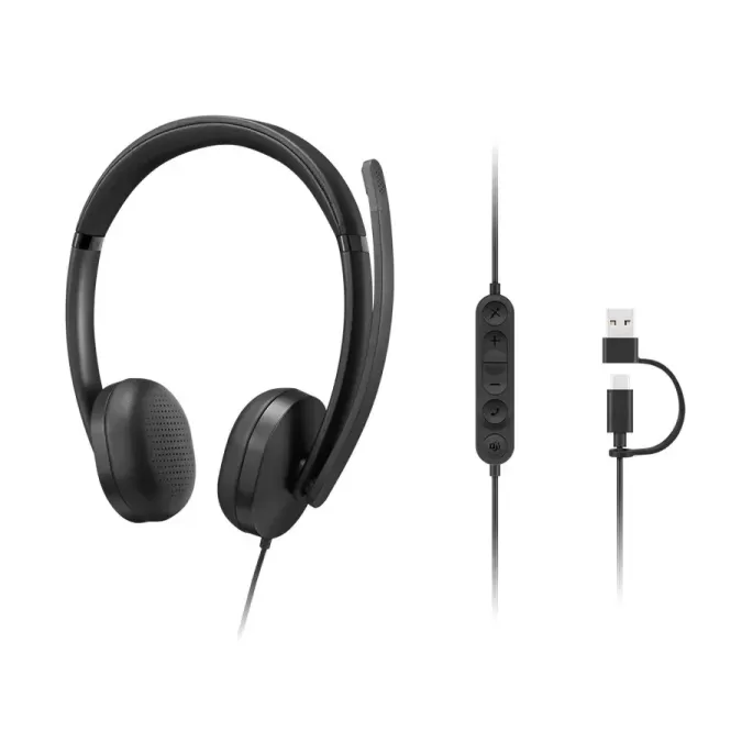 Wired Headphones Lenovo Wired VoIP Headset 5000