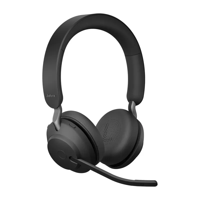 אוזניות Jabra Evolve2 65 UC Stereo USB-A Bluetooth + Stand
