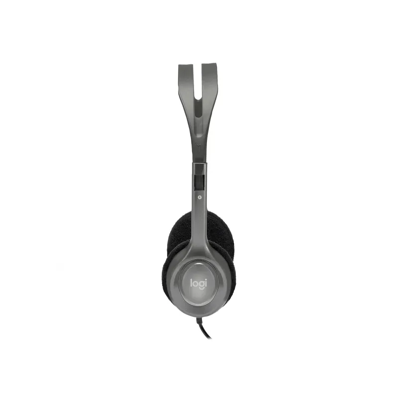Wired Headphones Logitech H110 3.5mm Color:gray Wired Headphones Logitech H110 3.5mm Color:gray