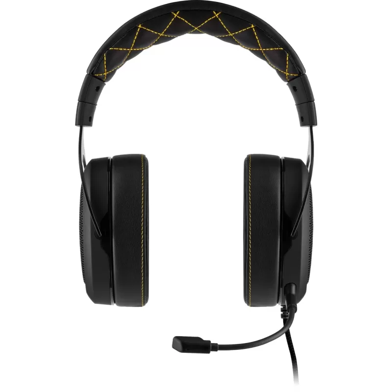 Wired Gaming Headset with Built-in Microphone Corsair HS60 PRO SURROUND Gaming Headset yellow Color:black Wired Gaming Headset with Built-in Microphone Corsair HS60 PRO SURROUND Gaming Headset yellow Color:black
