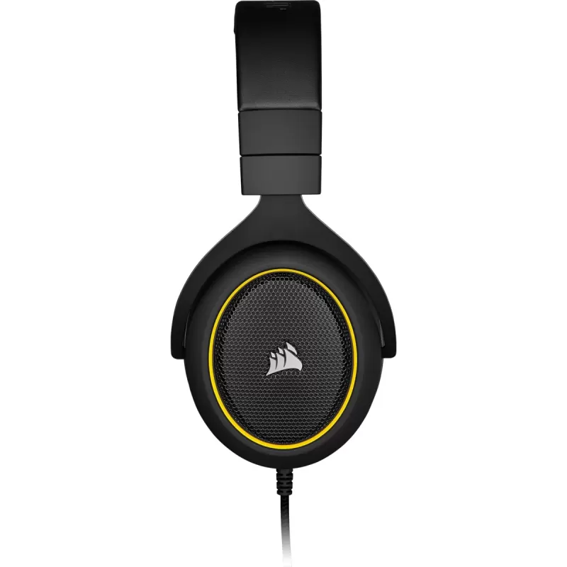 Wired Gaming Headset with Built-in Microphone Corsair HS60 PRO SURROUND Gaming Headset yellow Color:black Wired Gaming Headset with Built-in Microphone Corsair HS60 PRO SURROUND Gaming Headset yellow Color:black