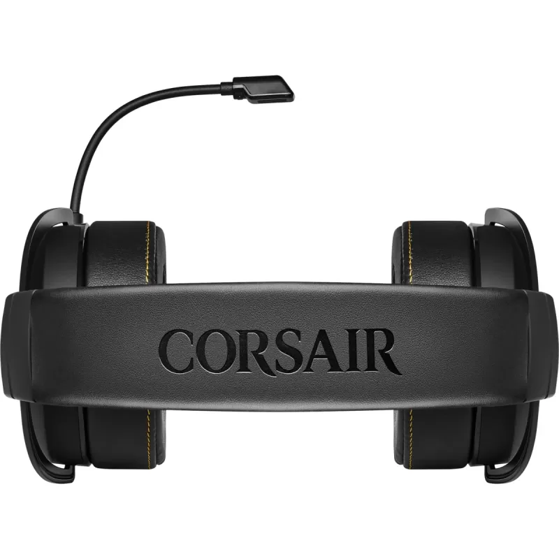 Wired Gaming Headset with Built-in Microphone Corsair HS60 PRO SURROUND Gaming Headset yellow Color:black Wired Gaming Headset with Built-in Microphone Corsair HS60 PRO SURROUND Gaming Headset yellow Color:black