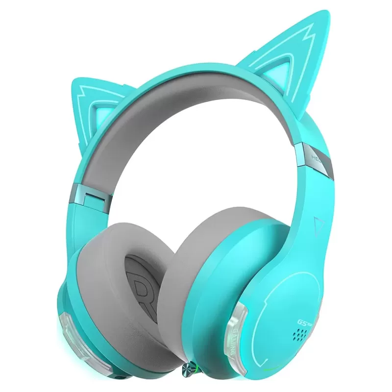 Wireless Gaming Over-Ear Headphones with Built-in Microphone Edifier G5BT NC - Turquoise