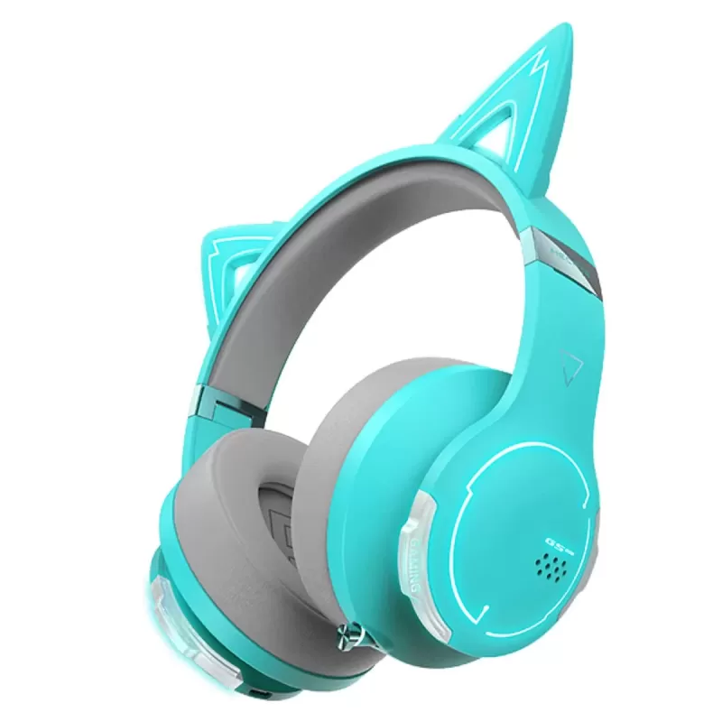 Wireless Gaming Over-Ear Headphones with Built-in Microphone Edifier G5BT NC - Turquoise