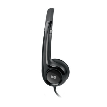 Проводные наушники с оголовьем Logitech H390 USB 2.0 черный