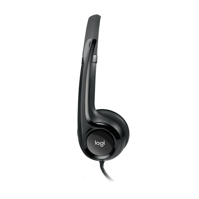 Проводные наушники с оголовьем Logitech H390 USB 2.0 черный