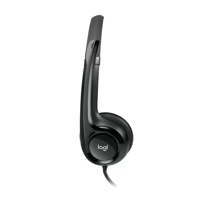 Проводные наушники с оголовьем Logitech H390 USB 2.0 black