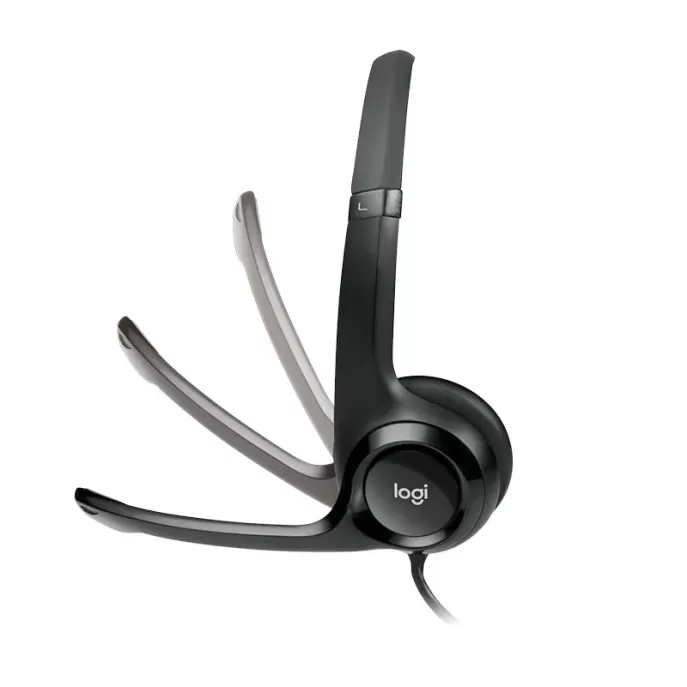 Проводные наушники с оголовьем Logitech H390 USB 2.0 black