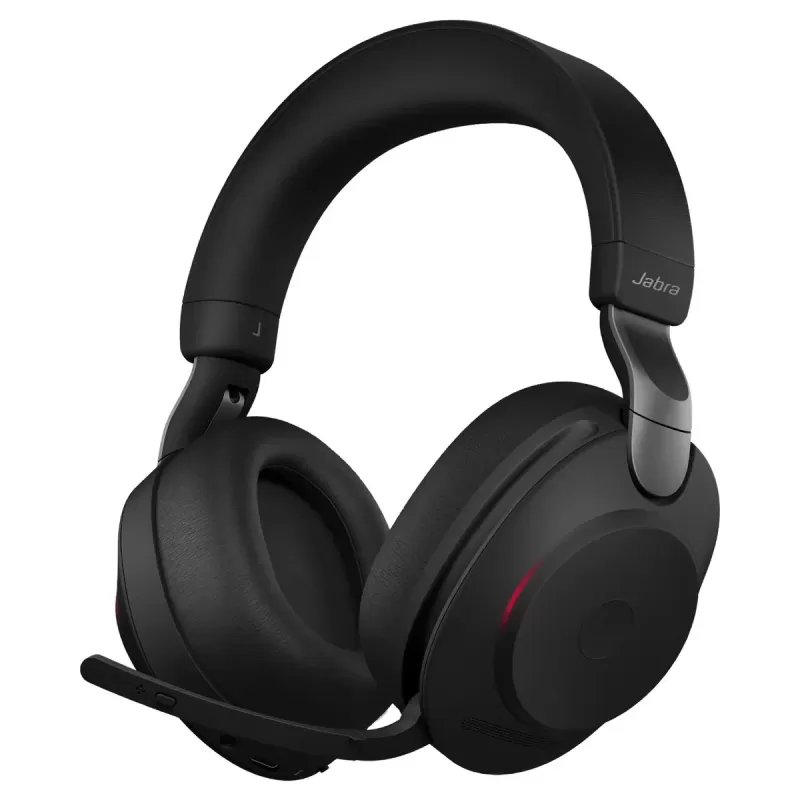 אוזניות אלחוטיות Jabra Evolve2 85 MS USB-C Bluetooth צבע שחור