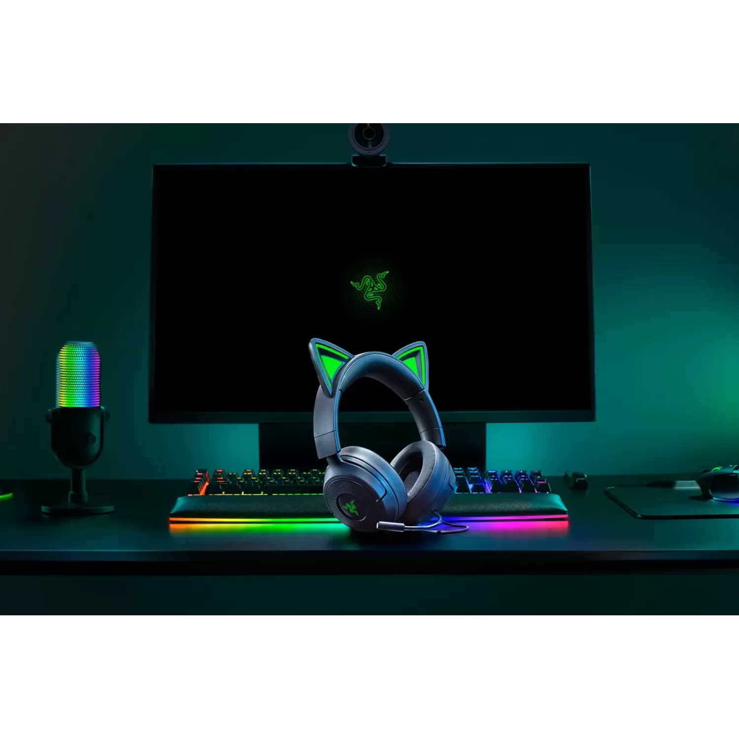 Проводные Игровые Наушники RAZER Kraken Kitty V3 X black